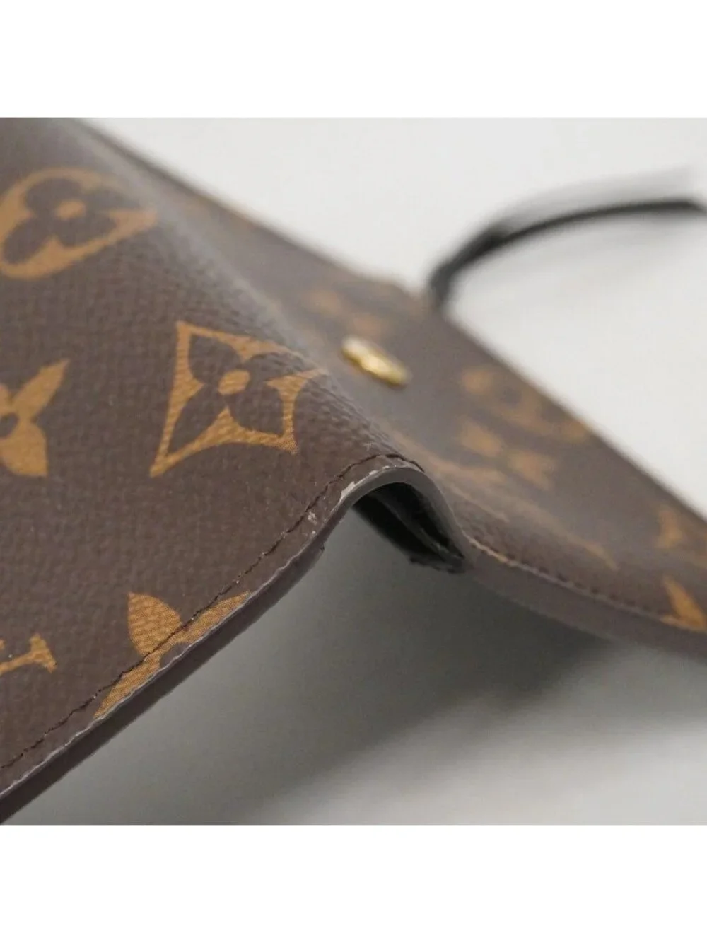 Louis Vuitton Trifold Wallet Monogram Reverse Portefeuille Victorine Brown